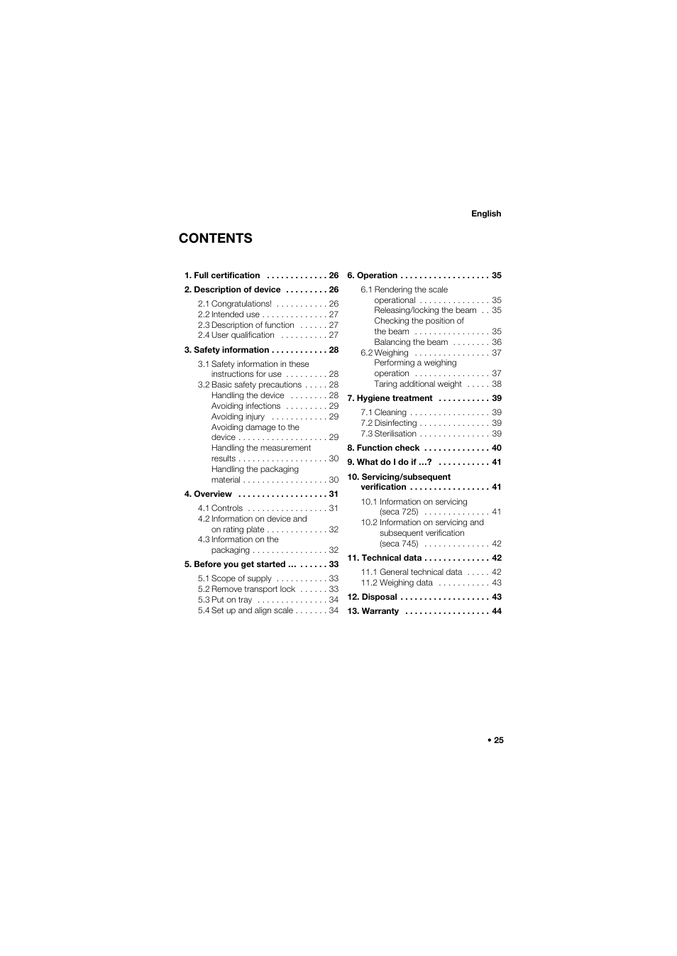 Seca 745 band_1 User Manual | Page 25 / 164