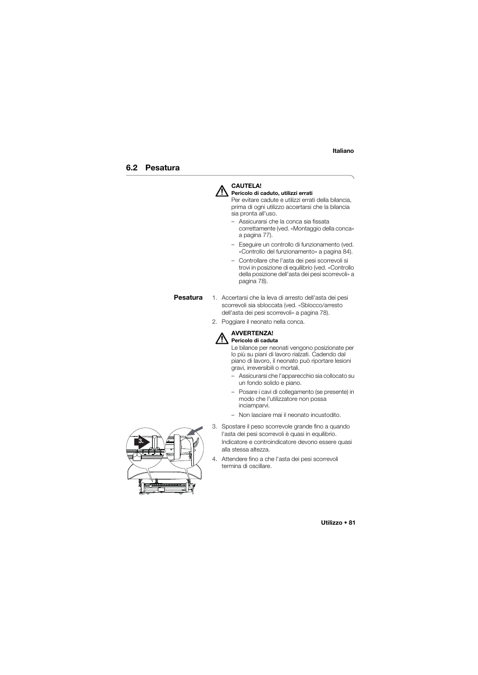 2 pesatura, Pesatura | Seca 745 band_1 User Manual | Page 81 / 164