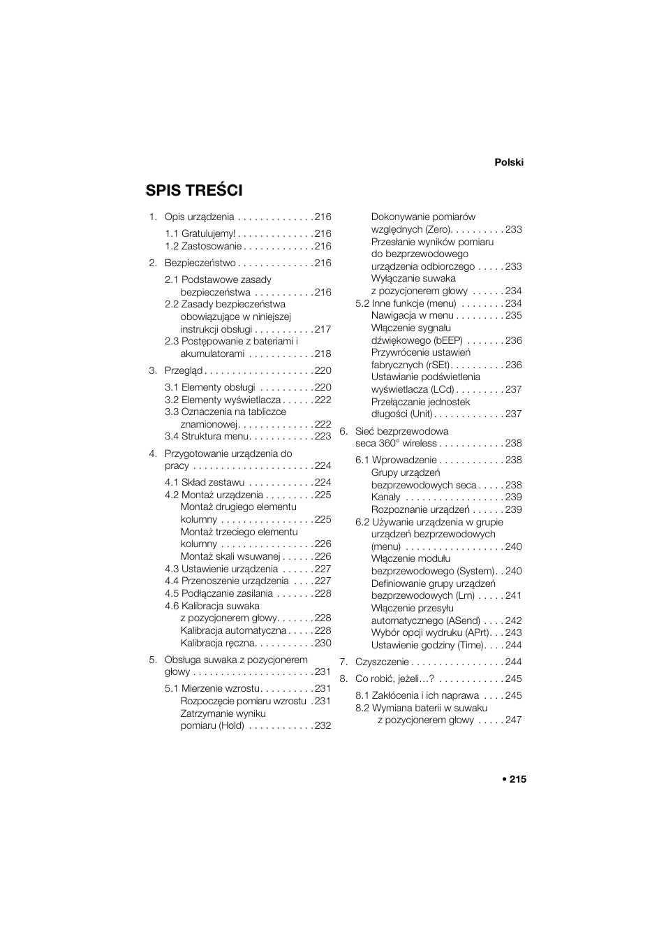 Seca 274 band_1 User Manual | Page 215 / 255