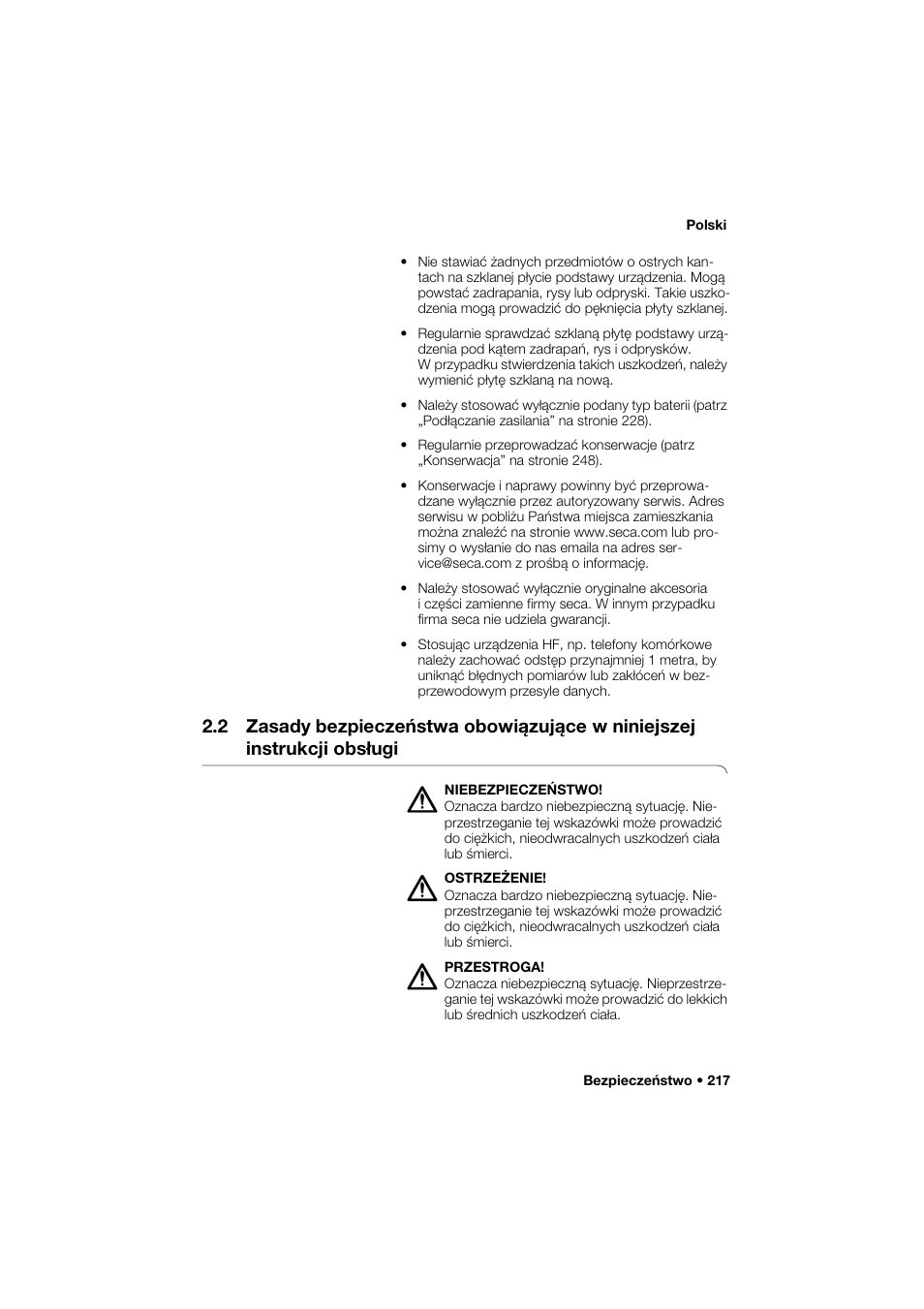 Seca 274 band_1 User Manual | Page 217 / 255