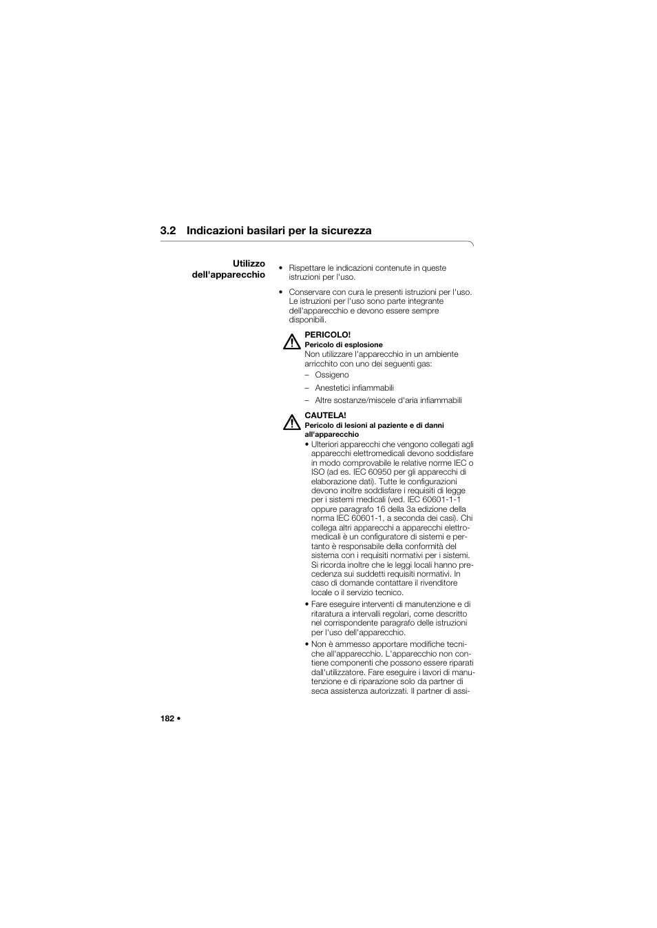 2 indicazioni basilari per la sicurezza, Utilizzo dell'apparecchio | Seca 645 band_1 User Manual | Page 182 / 417