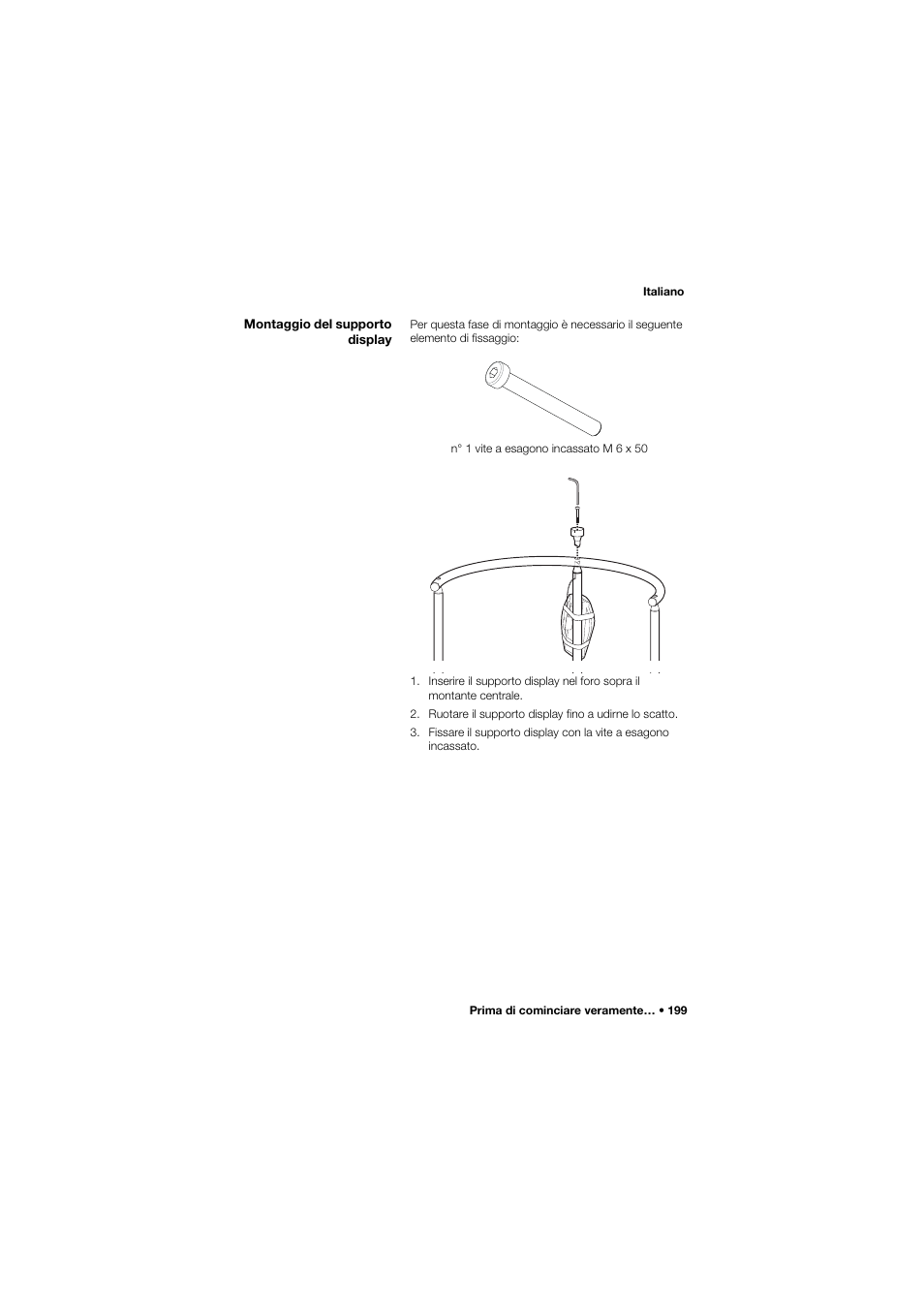 Montaggio del supporto display | Seca 645 band_1 User Manual | Page 199 / 417