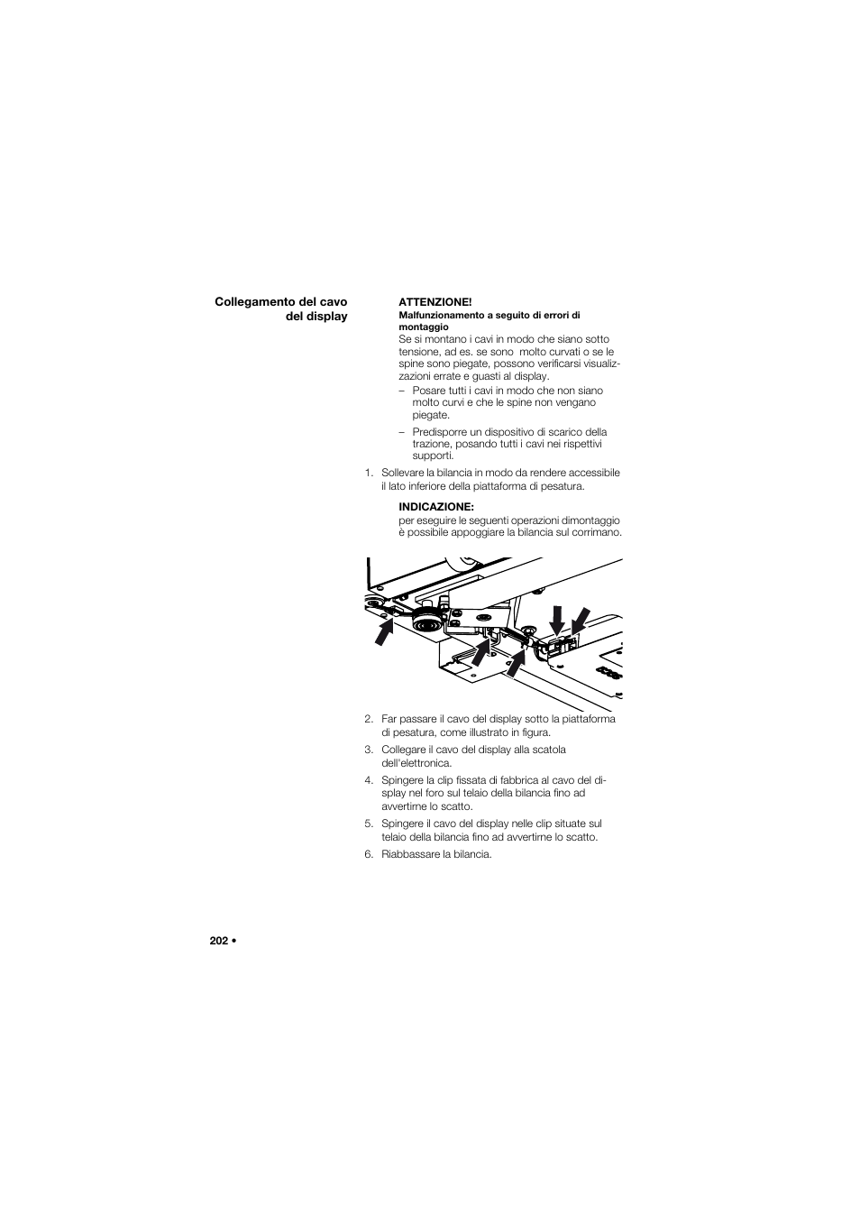 Collegamento del cavo del display | Seca 645 band_1 User Manual | Page 202 / 417