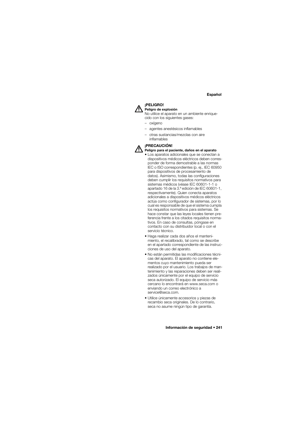 Seca 645 band_1 User Manual | Page 241 / 417