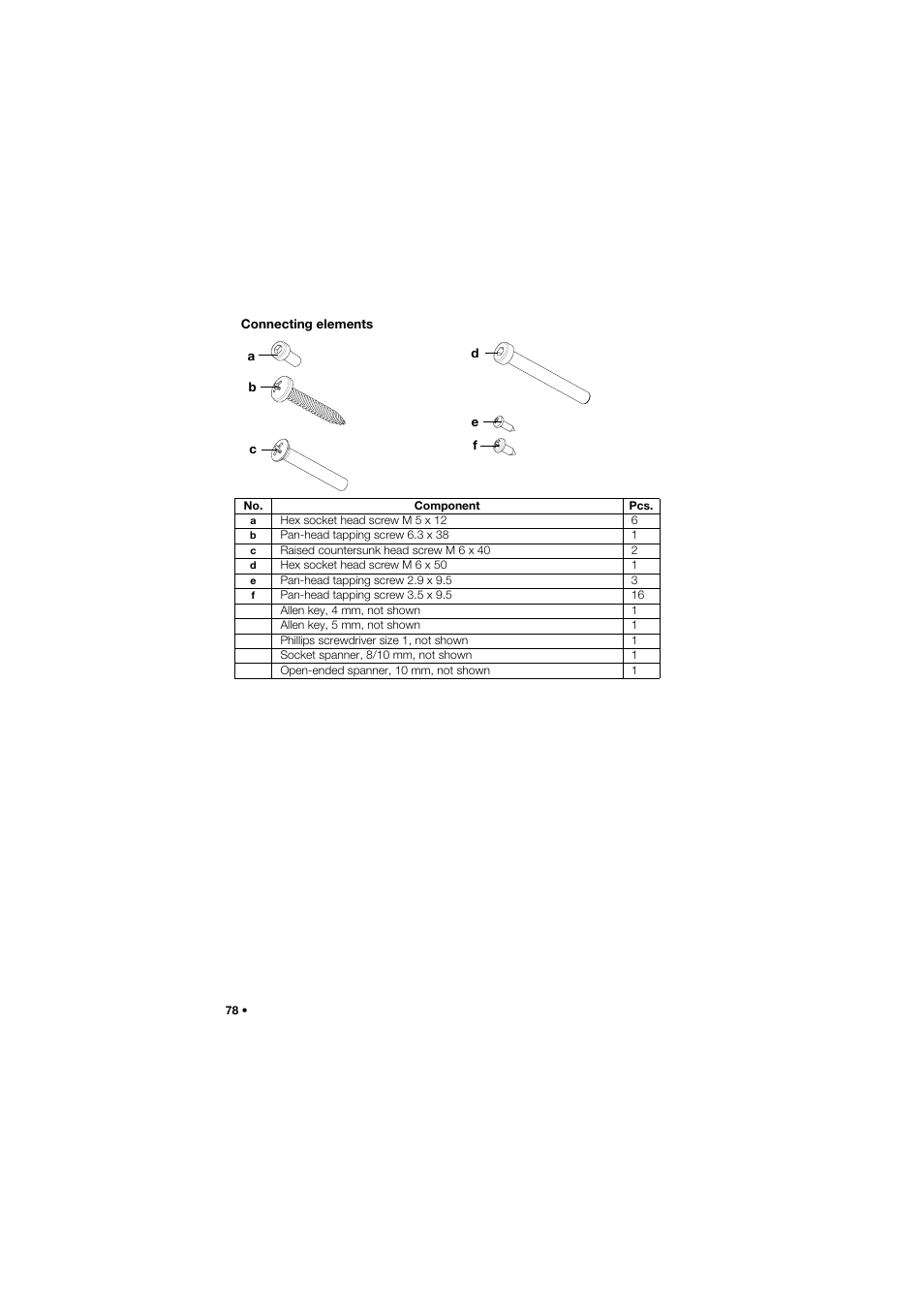 Connecting elements | Seca 645 band_1 User Manual | Page 78 / 417