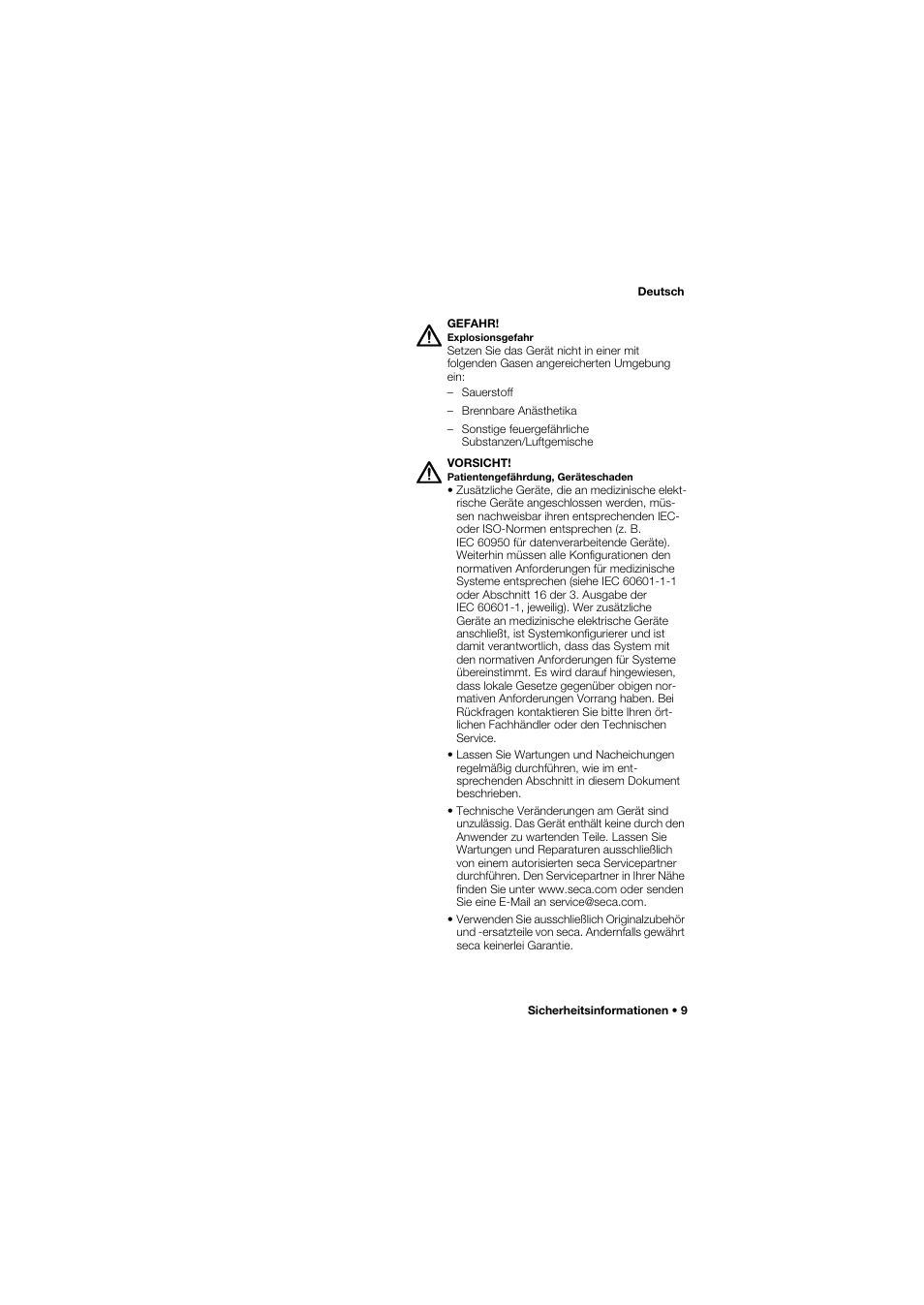 Seca 645 band_1 User Manual | Page 9 / 417