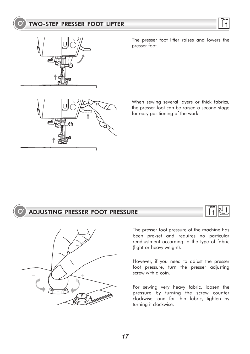 SINGER H74 User Manual | Page 22 / 86