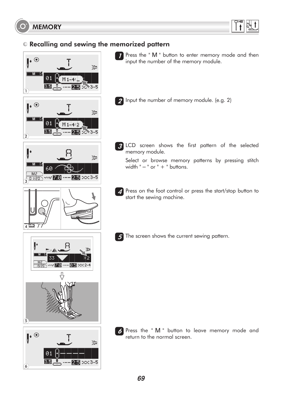 SINGER H74 User Manual | Page 74 / 86