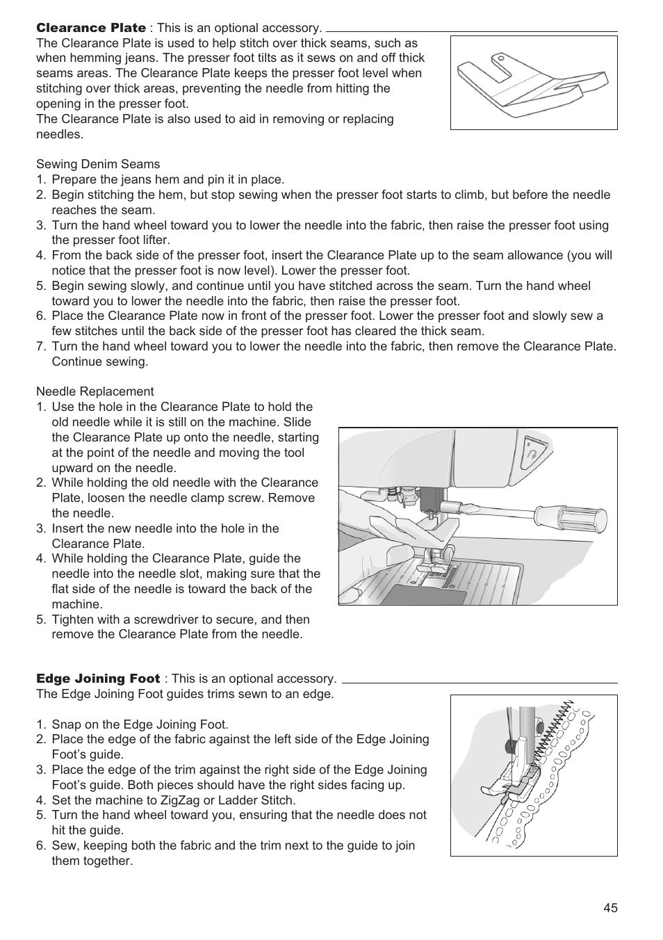 SINGER 9970 User Manual | Page 45 / 60