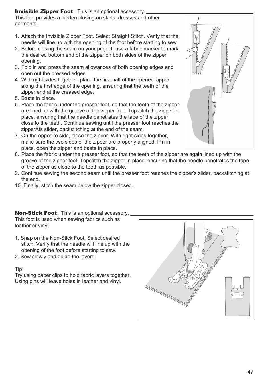 SINGER 9970 User Manual | Page 47 / 60