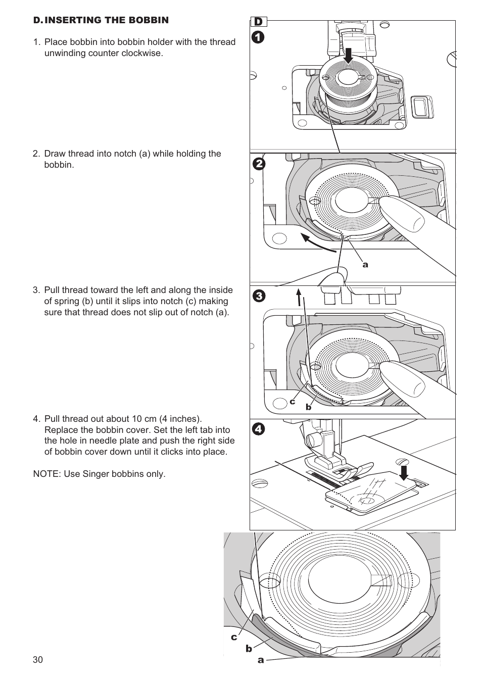 SINGER 9960 QUANTUM STYLIST User Manual | Page 30 / 108