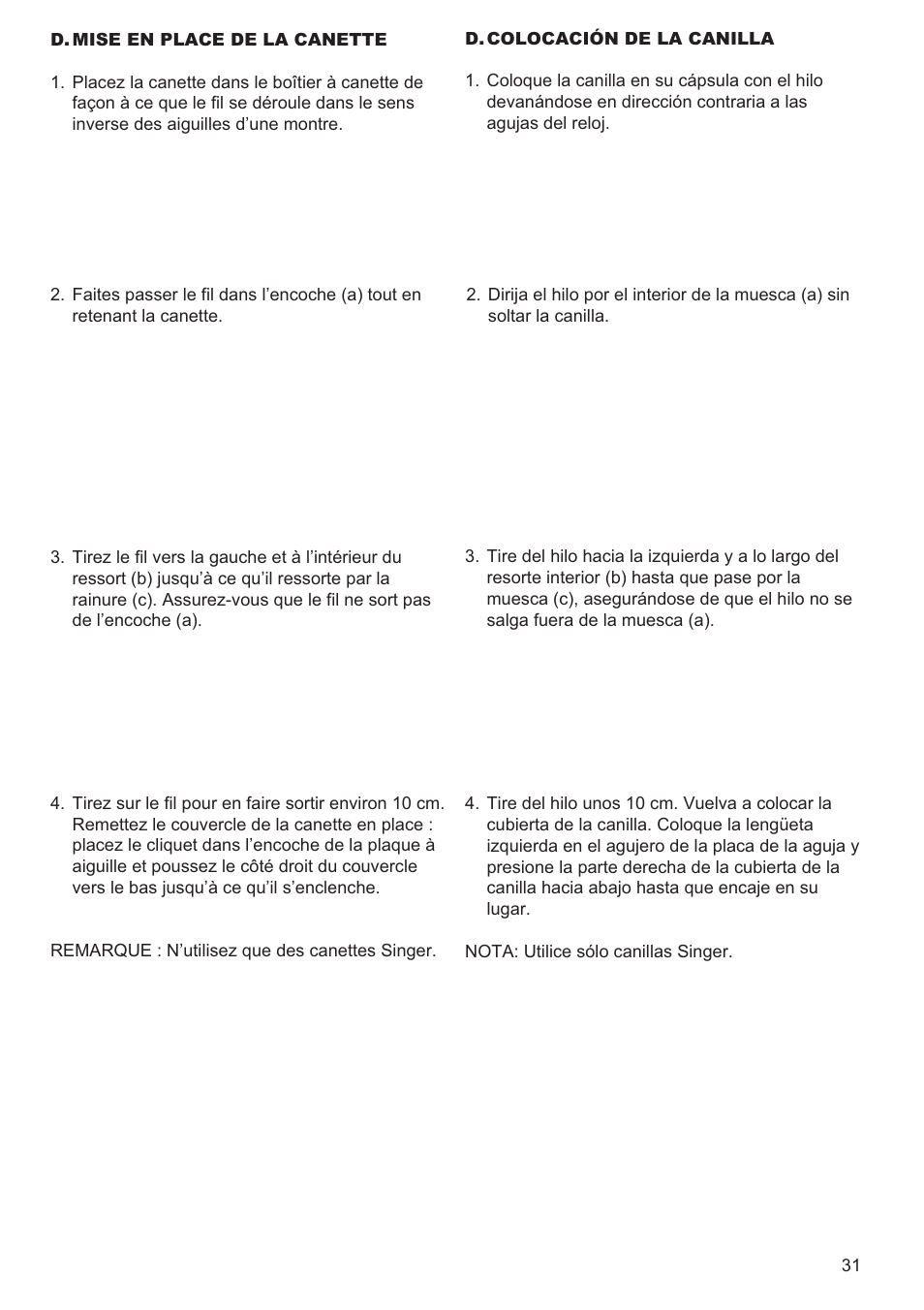 SINGER 9960 QUANTUM STYLIST User Manual | Page 31 / 108