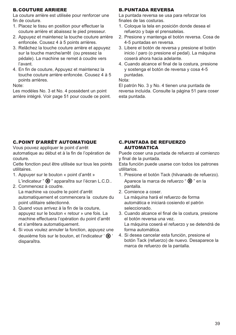 SINGER 9960 QUANTUM STYLIST User Manual | Page 39 / 108