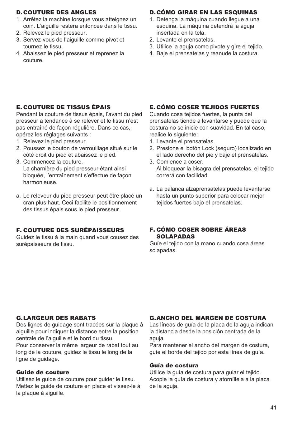SINGER 9960 QUANTUM STYLIST User Manual | Page 41 / 108