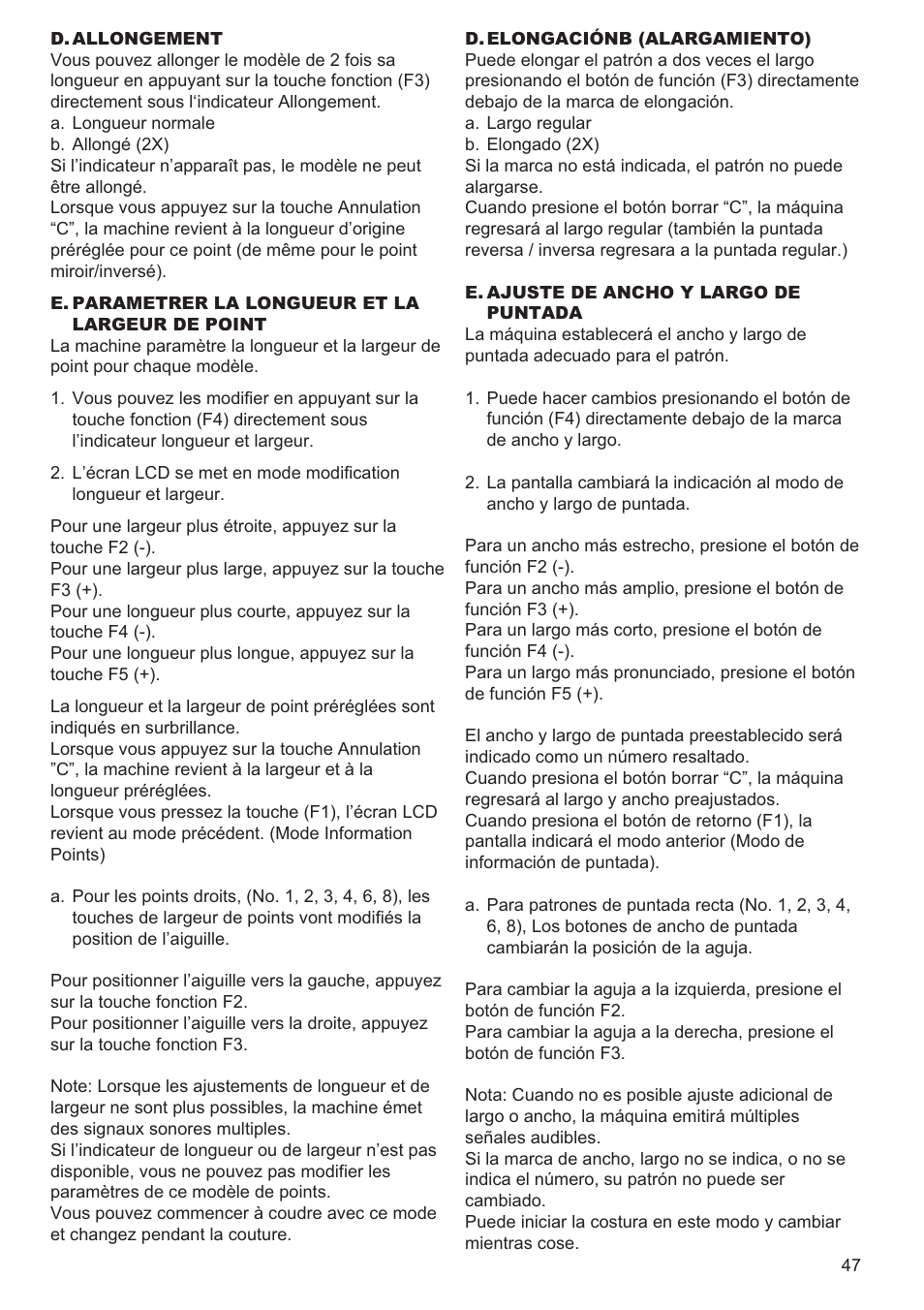 SINGER 9960 QUANTUM STYLIST User Manual | Page 47 / 108