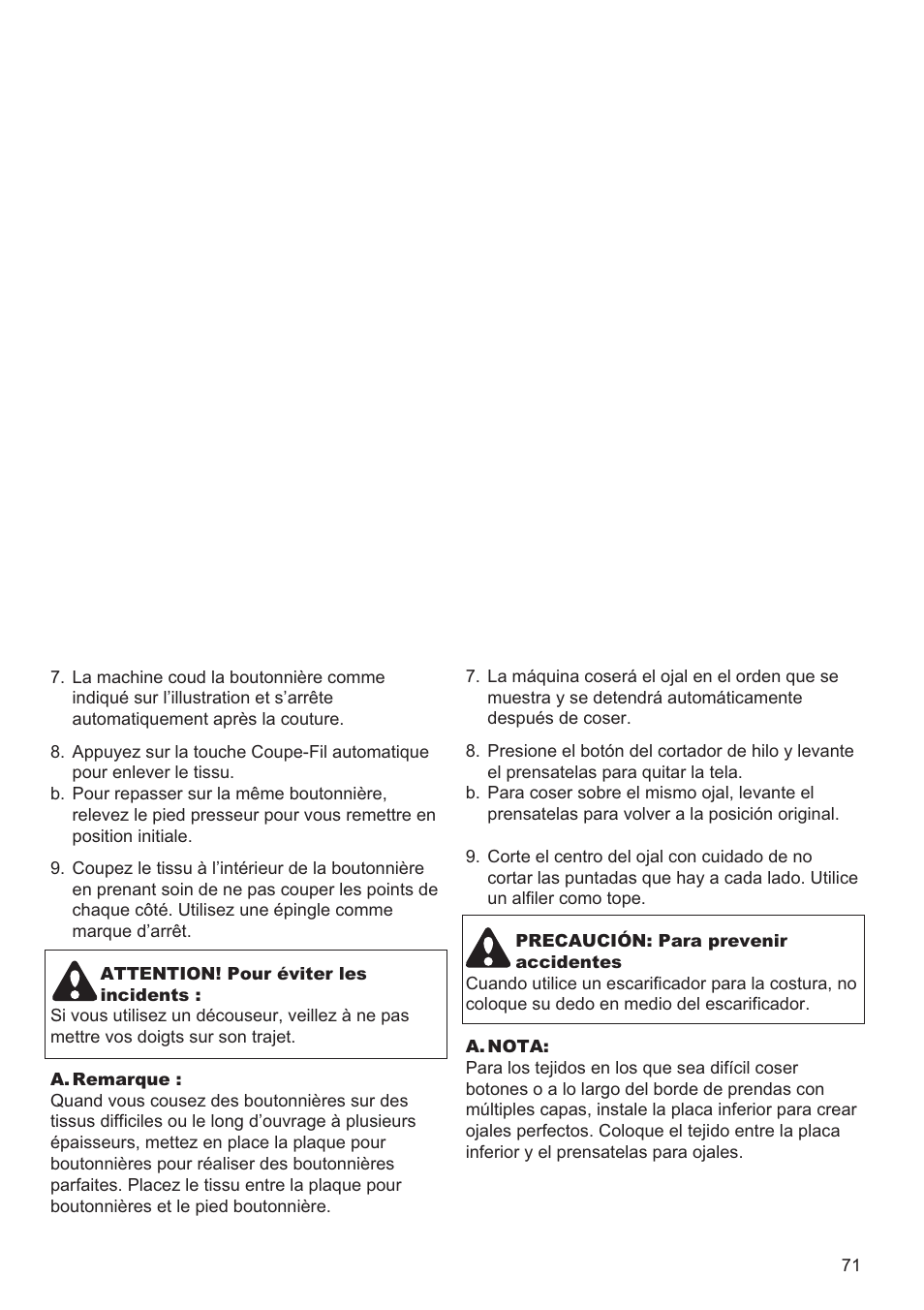 SINGER 9960 QUANTUM STYLIST User Manual | Page 71 / 108