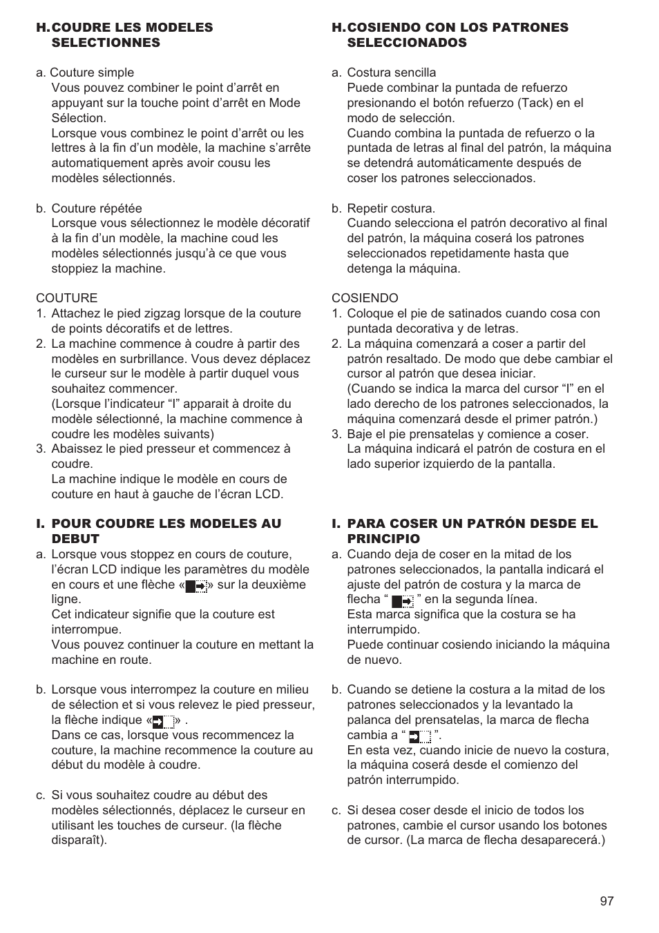 SINGER 9960 QUANTUM STYLIST User Manual | Page 97 / 108