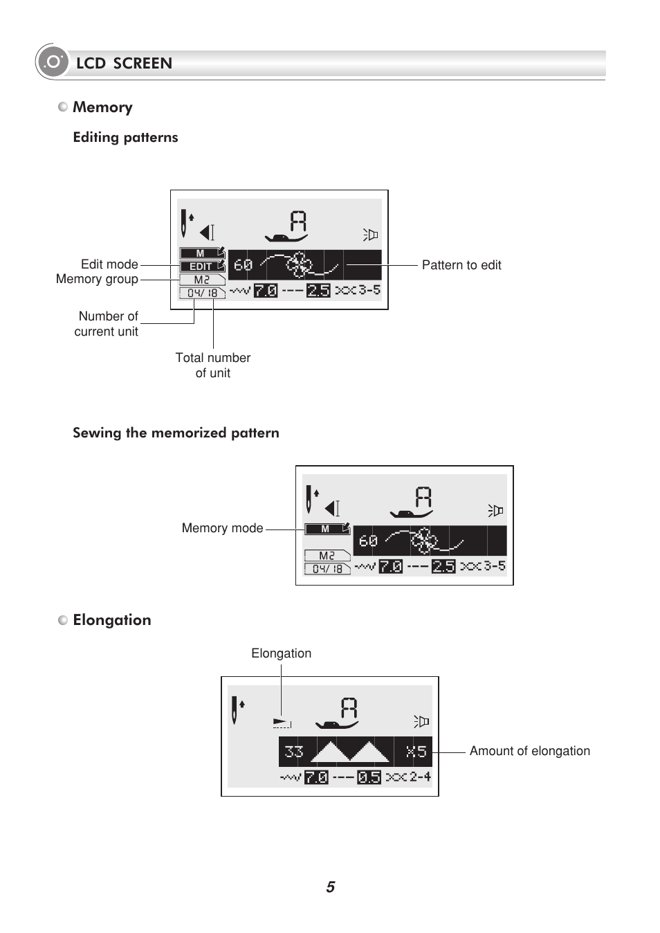 Elongation | SINGER 9340 SIGNATURE User Manual | Page 10 / 91