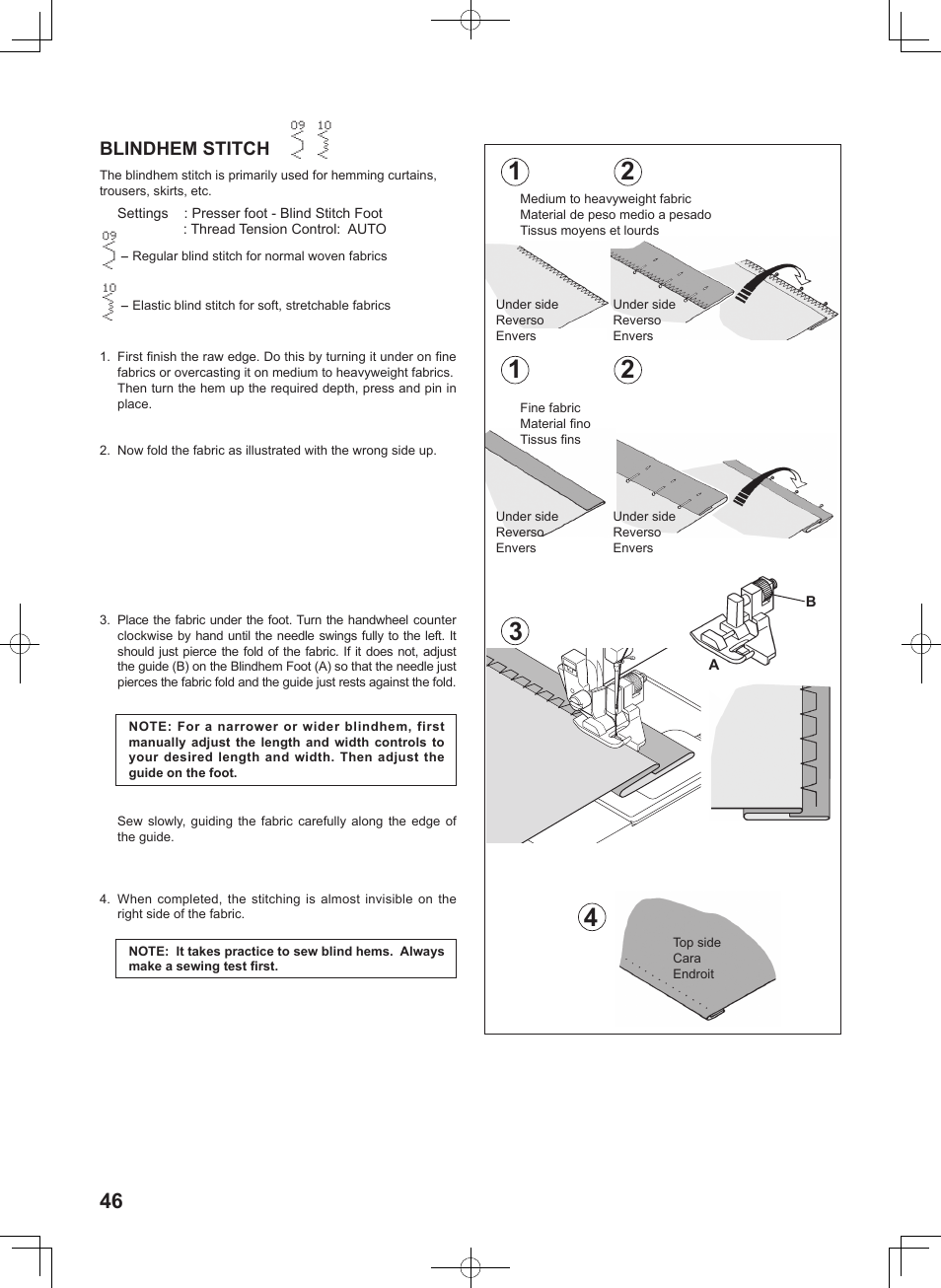 SINGER 8780 CURVY User Manual | Page 46 / 95