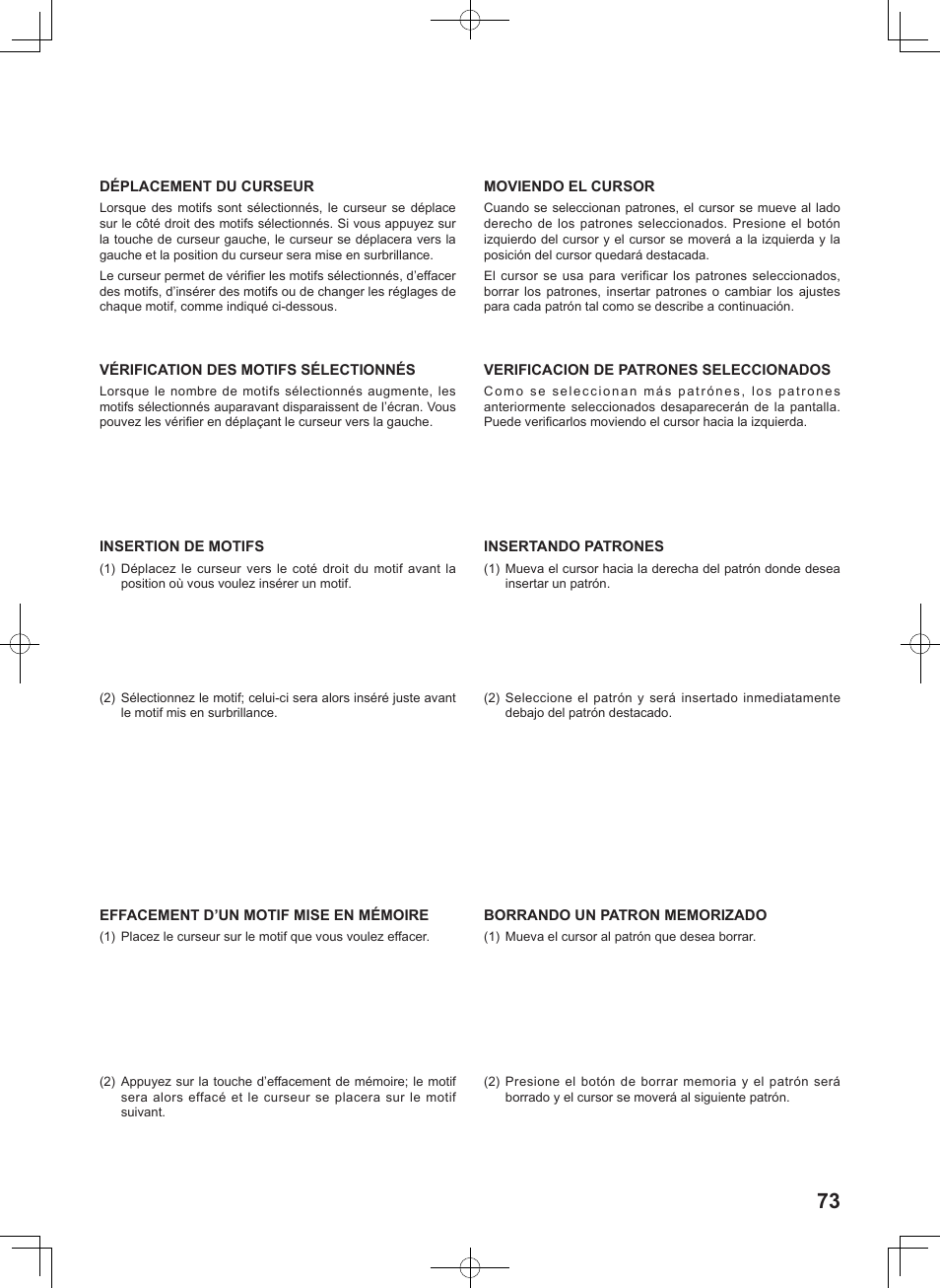 SINGER 8780 CURVY User Manual | Page 73 / 95