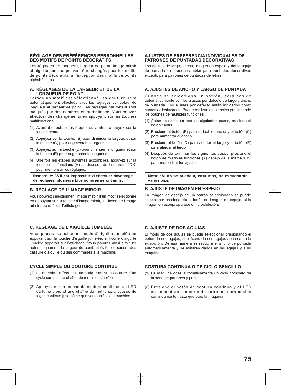 SINGER 8780 CURVY User Manual | Page 75 / 95