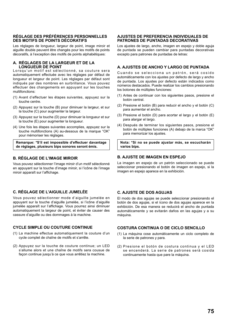 SINGER 8770 CURVY User Manual | Page 75 / 95