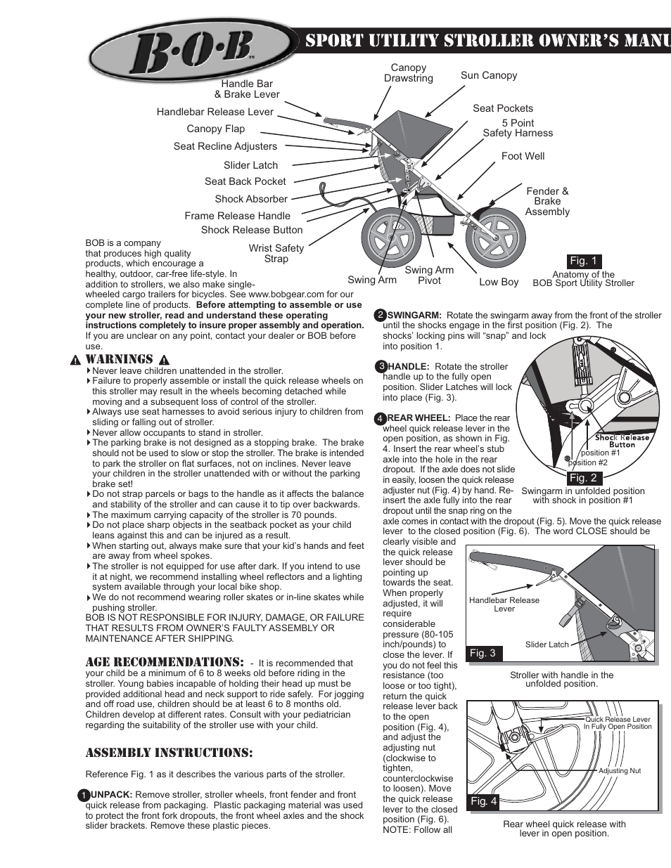 BOB MA0201 User Manual | 4 pages