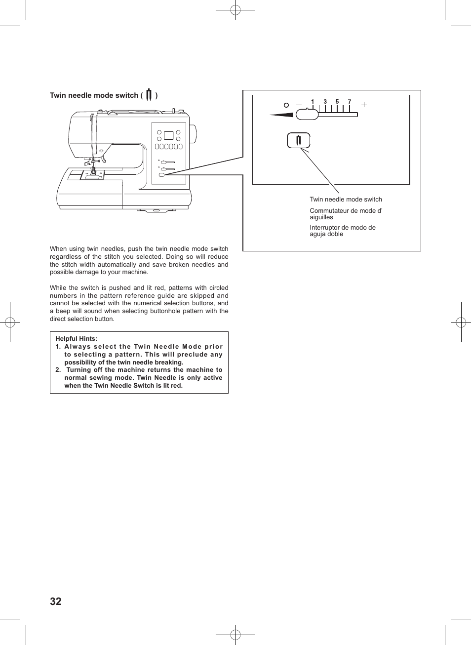 SINGER 7467S CONFIDENCE STYLIST User Manual | Page 34 / 88