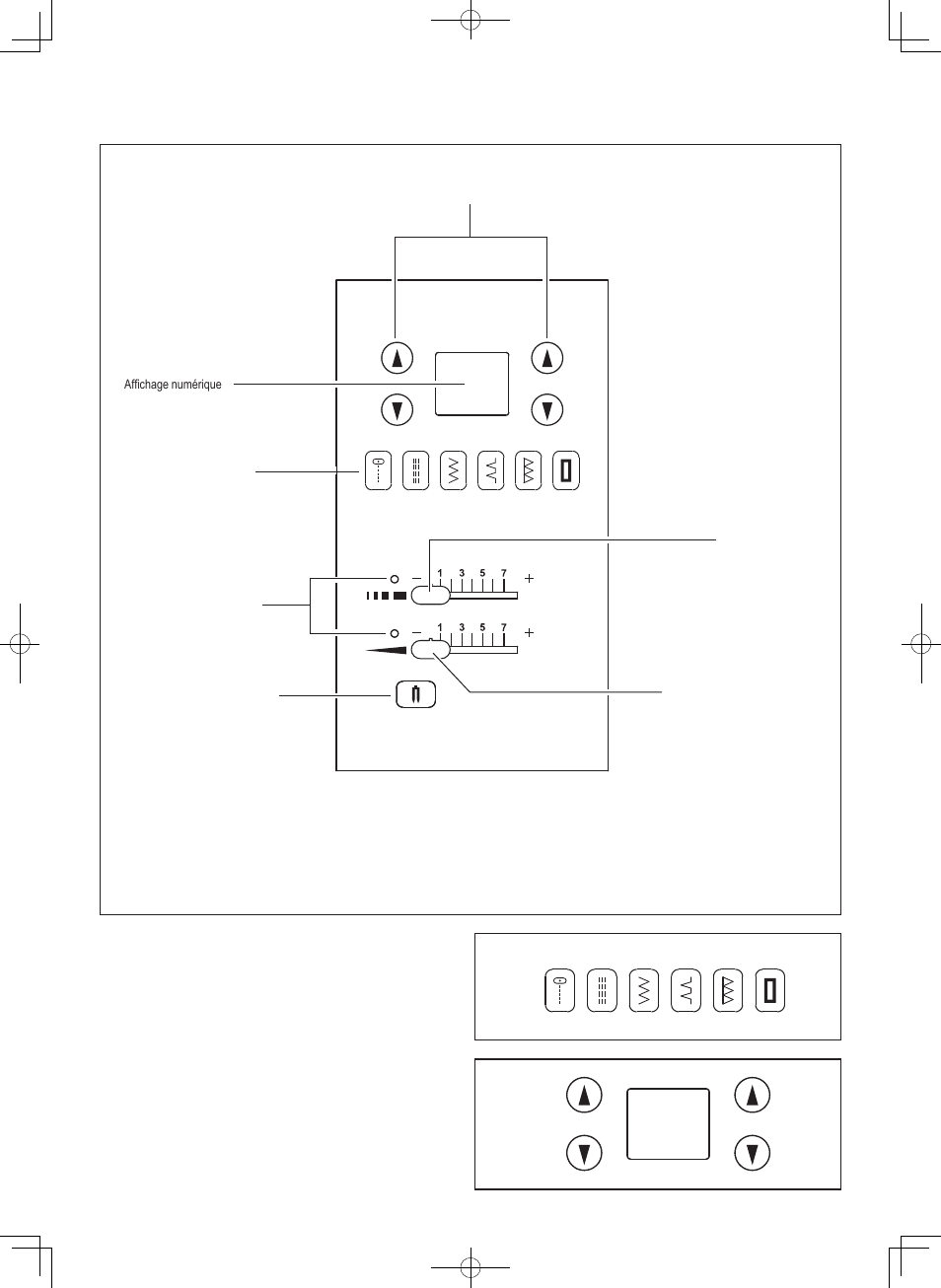 Control panel functions | SINGER 7465 CONFIDENCE User Manual | Page 30 / 82