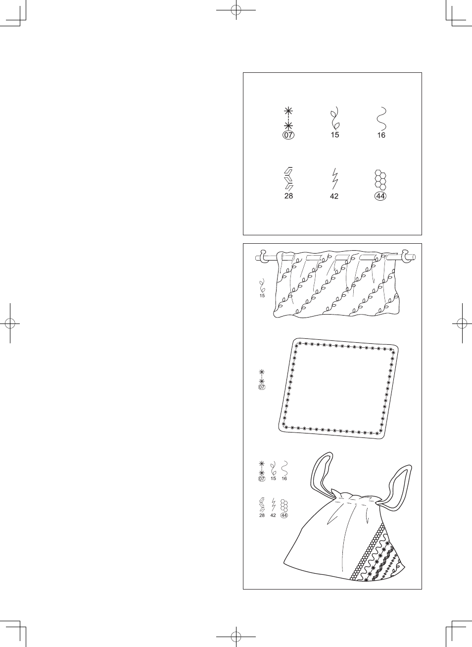 Continuous patterns | SINGER 7465 CONFIDENCE User Manual | Page 64 / 82