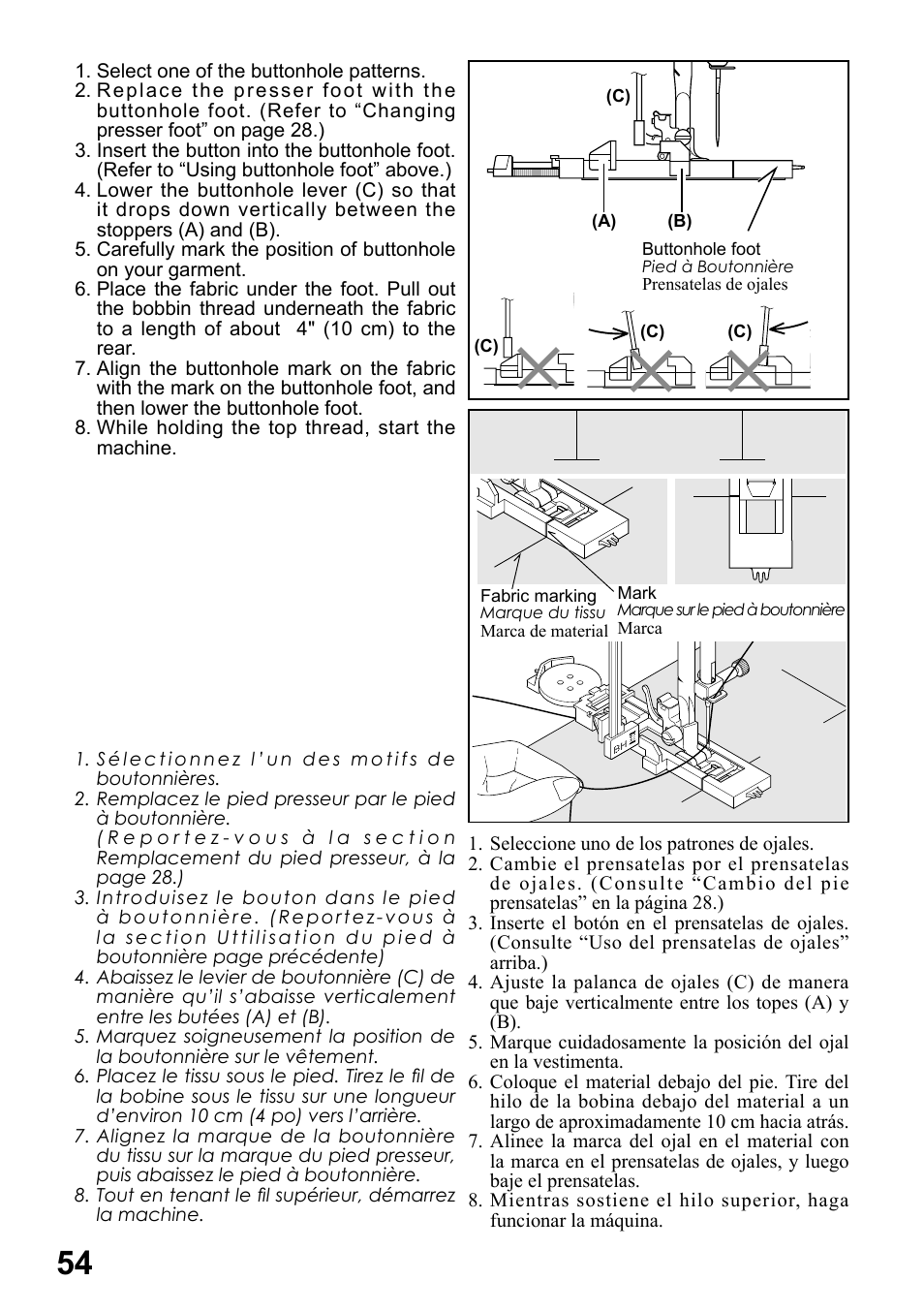 SINGER 6199 User Manual | Page 56 / 64