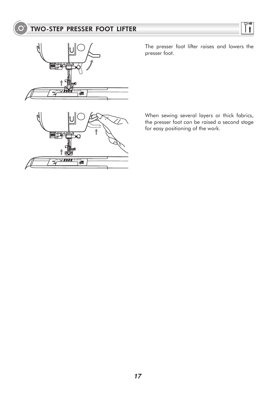 SINGER 2010 SUPERB Professional Instruction Manual User Manual | Page 22 / 84