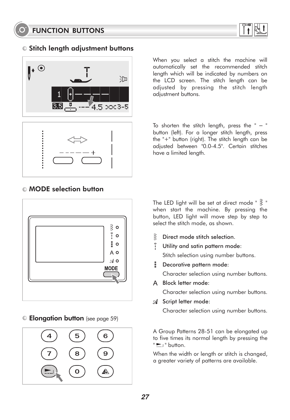 SINGER 2010 SUPERB Professional Instruction Manual User Manual | Page 32 / 84