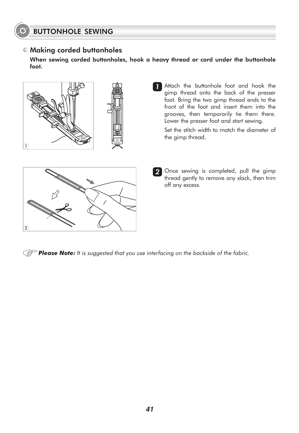 SINGER 2010 SUPERB Professional Instruction Manual User Manual | Page 46 / 84