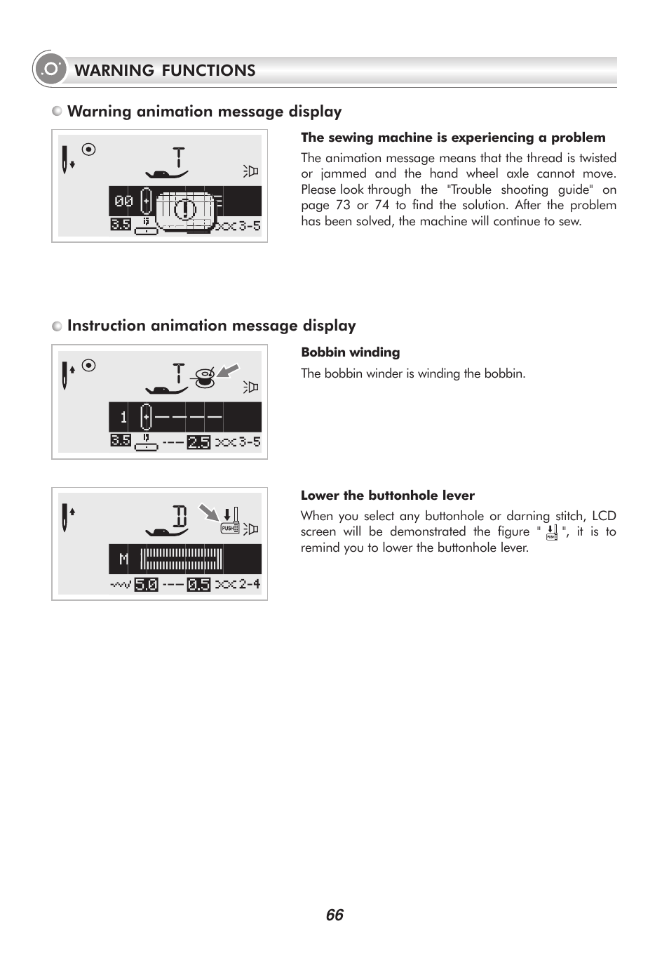 SINGER 2010 SUPERB Professional Instruction Manual User Manual | Page 71 / 84
