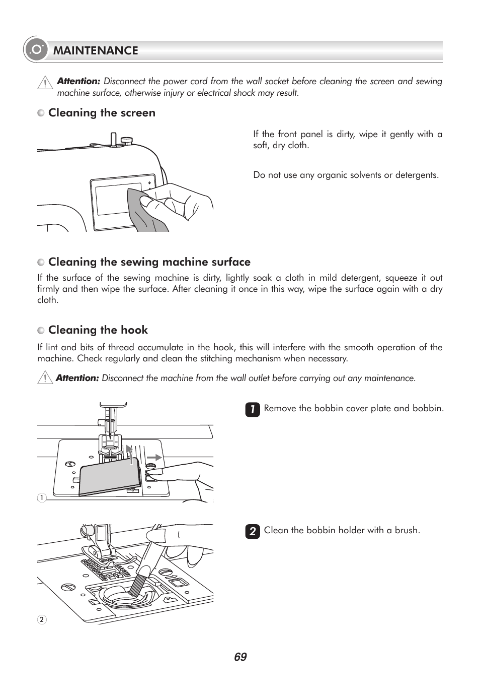 SINGER 2010 SUPERB Professional Instruction Manual User Manual | Page 74 / 84