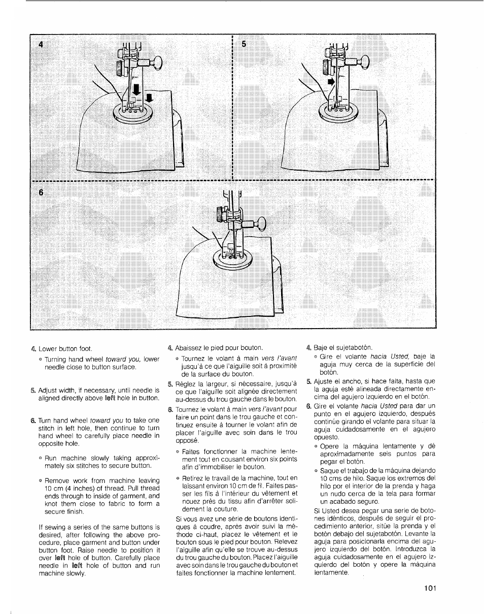 SINGER 2010 Touch Tronic Instruction Manual User Manual | Page 102 / 113