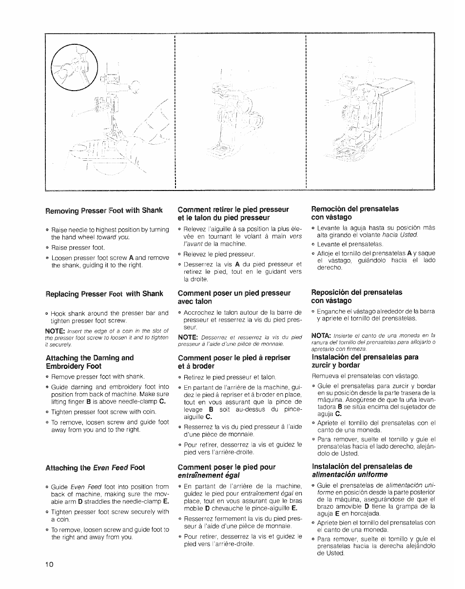 SINGER 2010 Touch Tronic Instruction Manual User Manual | Page 11 / 113