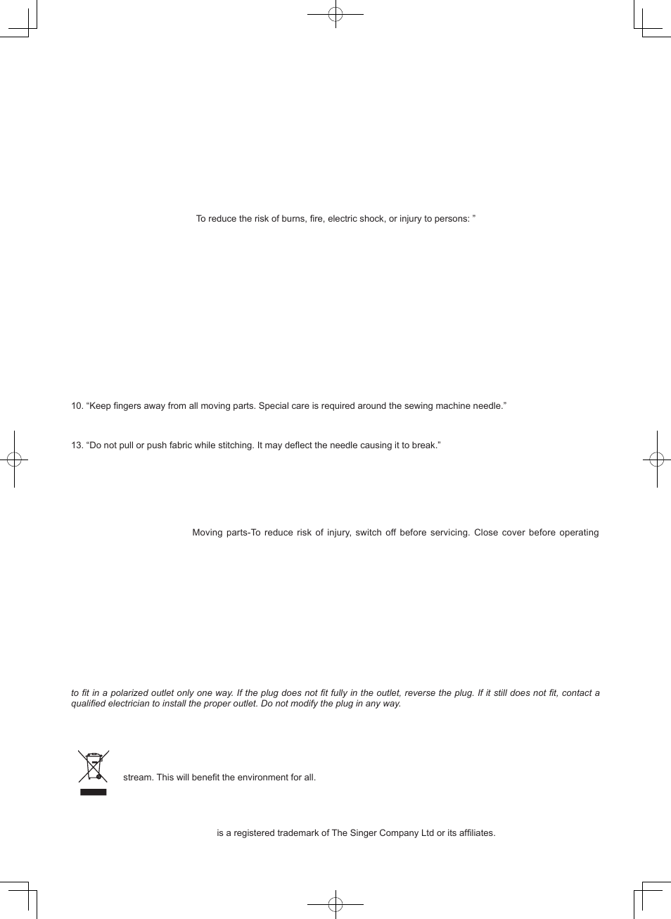 Important safety instructions” “warning, Caution, Save these instructions | Danger | SINGER 2009 ATHENA User Manual | Page 2 / 68