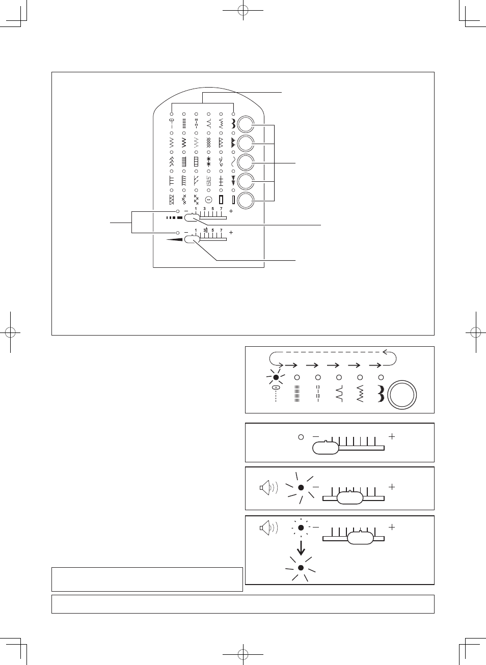 Control panel functions | SINGER 2009 ATHENA User Manual | Page 28 / 68