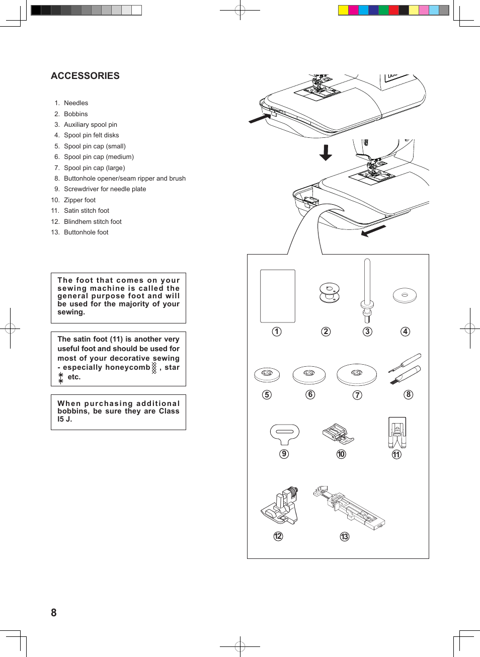 SINGER 1 ONE Instruction Manual User Manual | Page 10 / 60