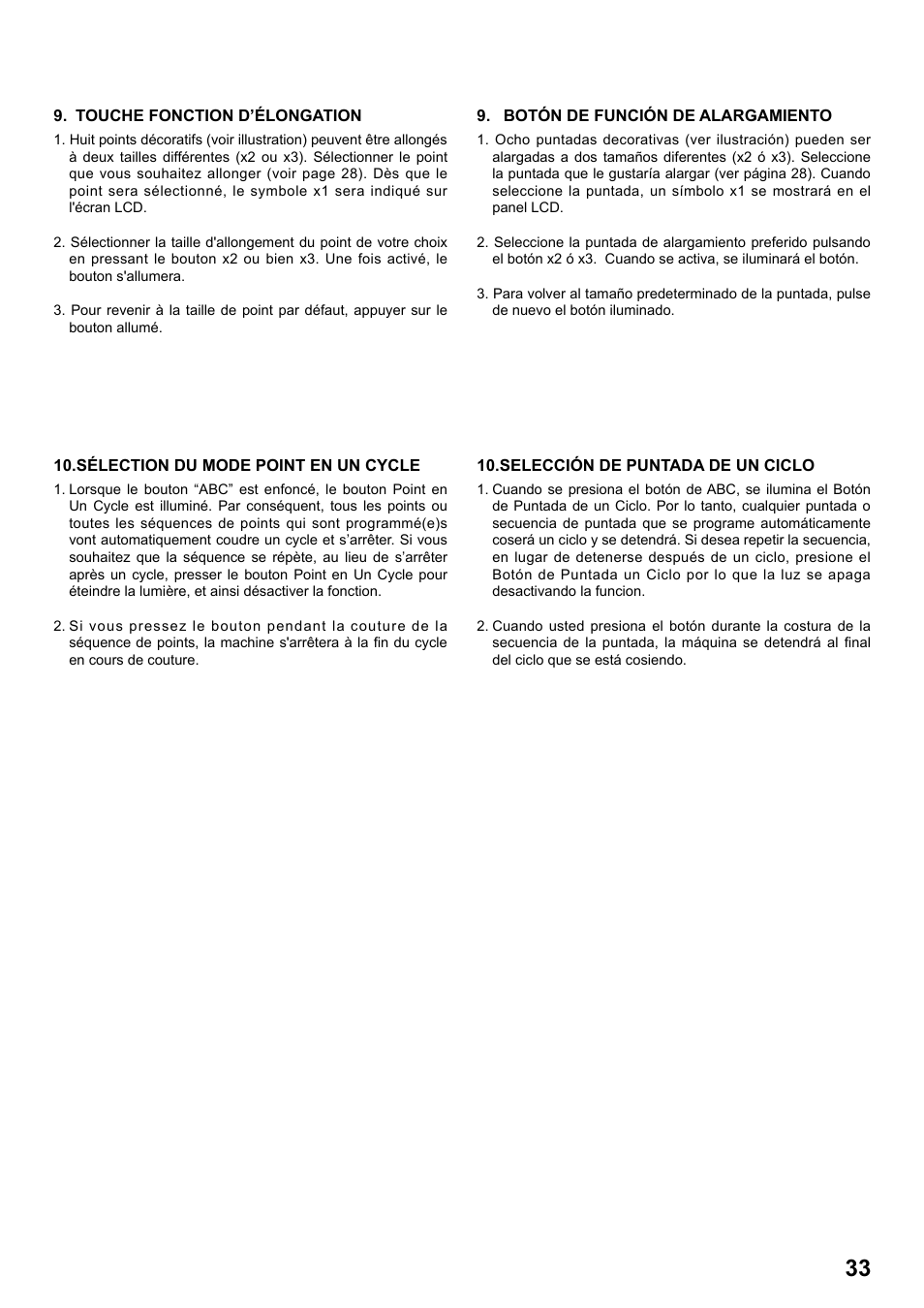 SINGER 1 ONE Plus Instruction Manual User Manual | Page 35 / 72
