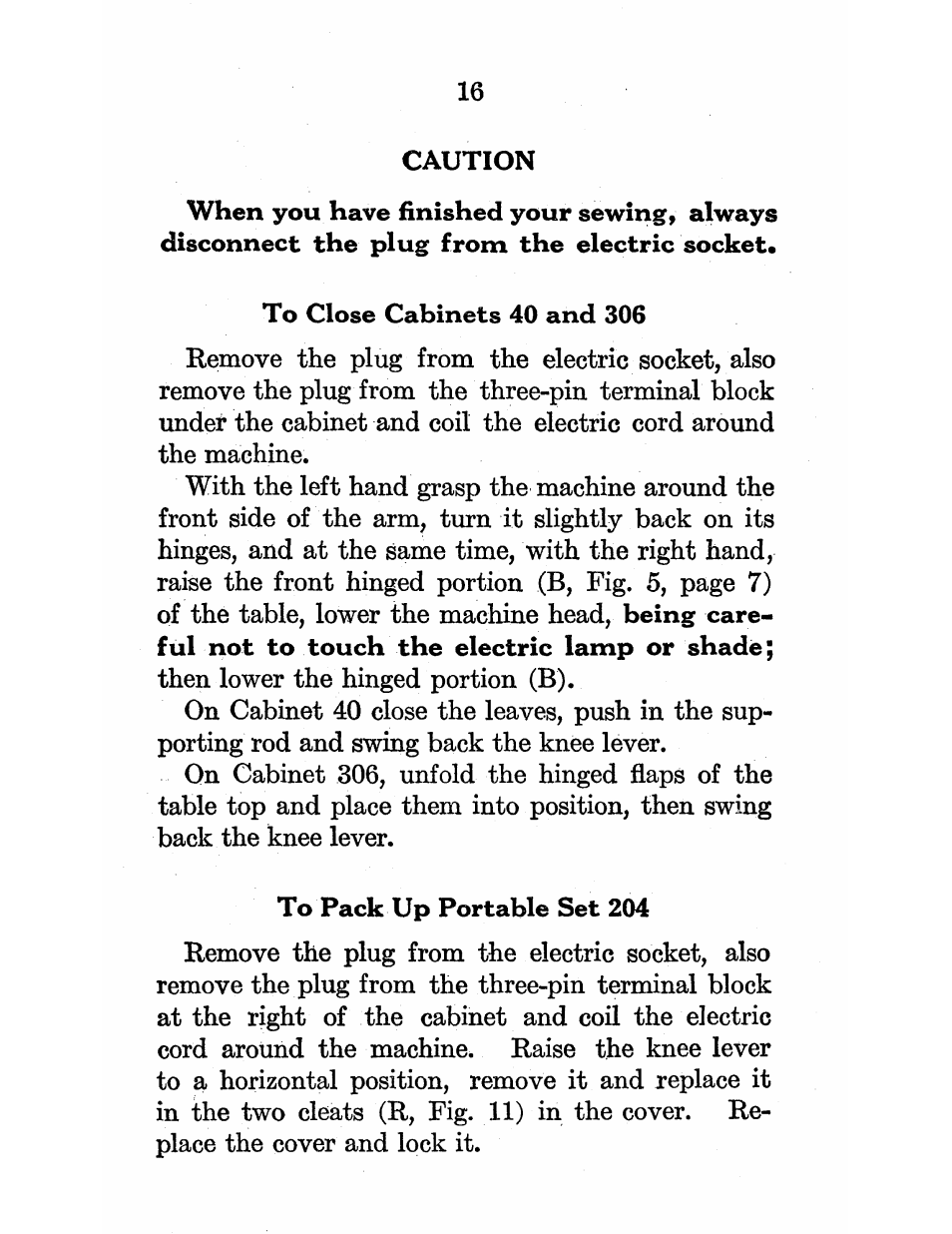 SINGER 101-12 User Manual | Page 18 / 54