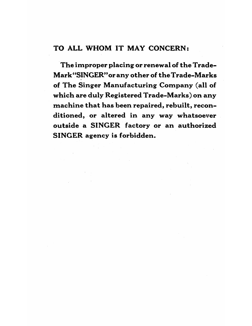 SINGER 101-12 User Manual | Page 4 / 54