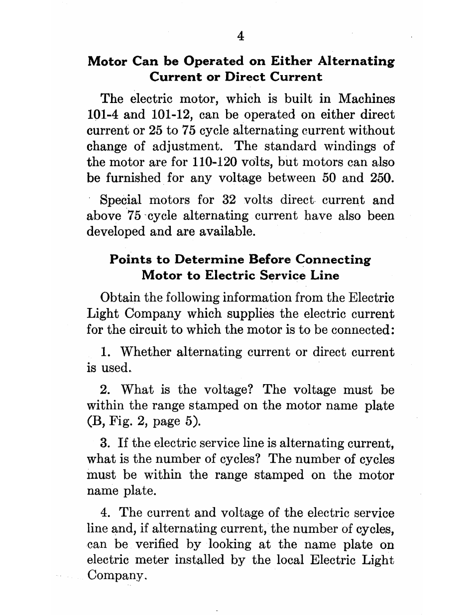 SINGER 101-12 User Manual | Page 6 / 54