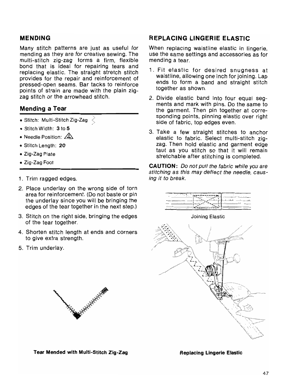SINGER 1036 Creative Touch User Manual | Page 52 / 66