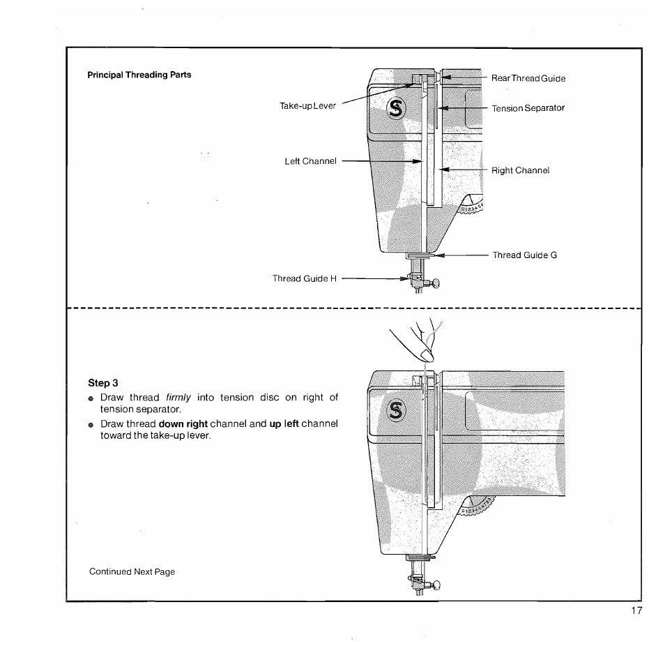 Step 3, Firm ly | SINGER 1050 User Manual | Page 18 / 85