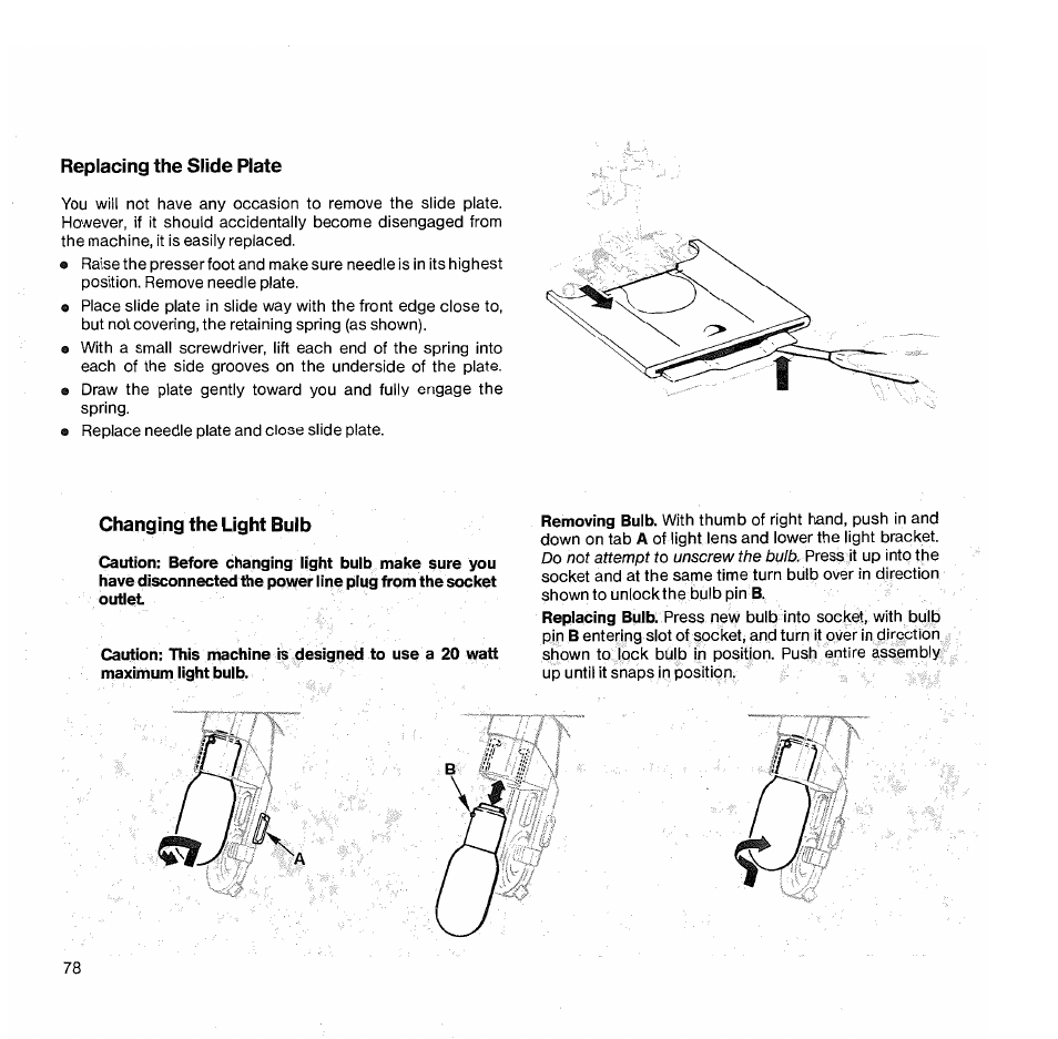 SINGER 1050 User Manual | Page 79 / 85