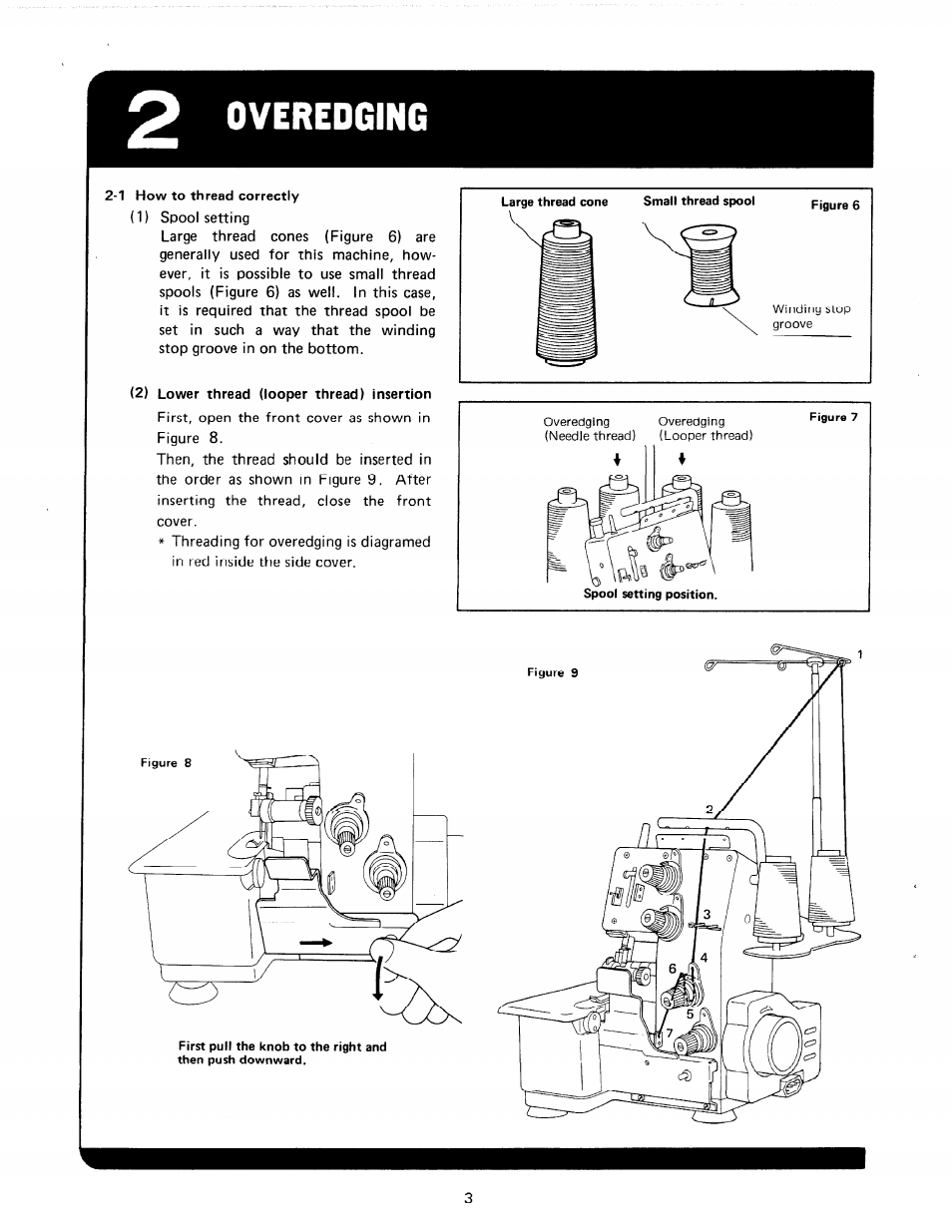 Overedging | SINGER 10UJ13 User Manual | Page 6 / 26