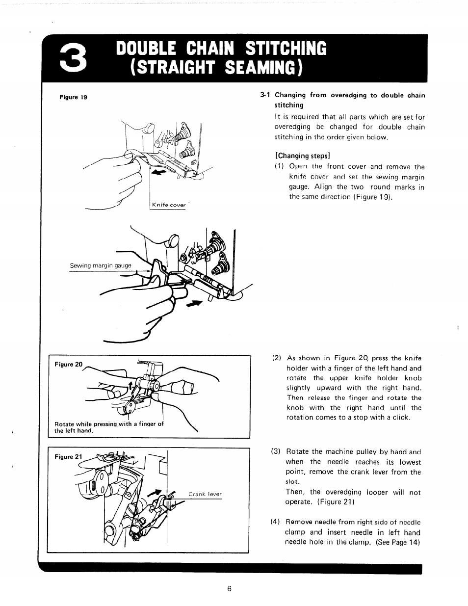 Double chain stitching (straight seaming) | SINGER 10UJ13 User Manual | Page 9 / 26